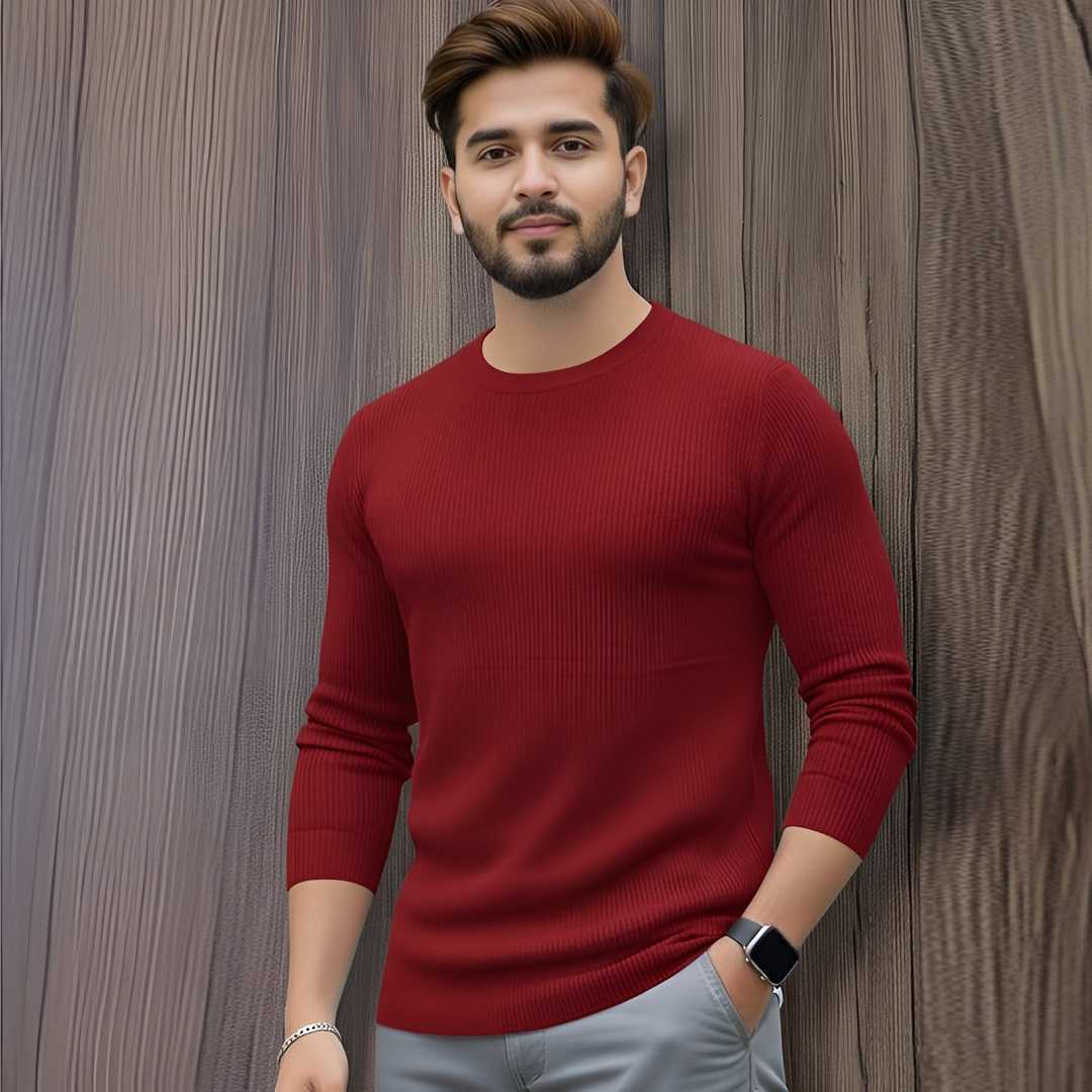 Men's,Premium,2/2,Rib,Full,Sleeve,T-shirt